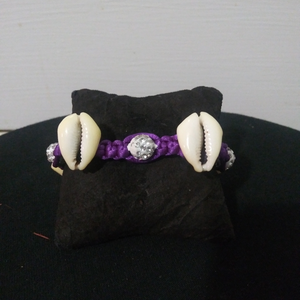Cowry shell bracelet